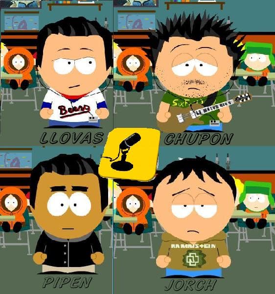 El podcast de llovas, jorch,pipen y el colado de chupon