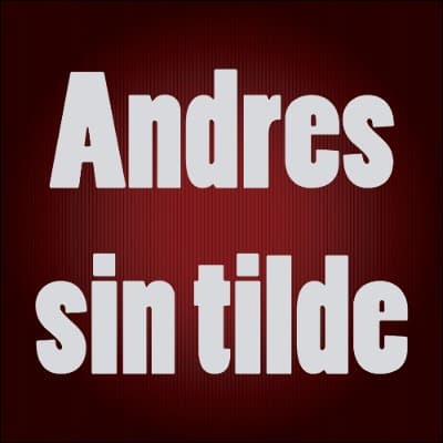 Andres sin tilde