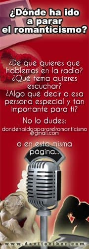 ¿Donde ha ido a parar el romanticismo? Por Anne gomez