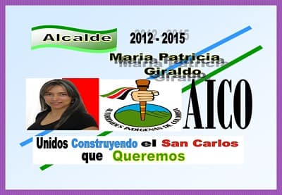 Unidos Construyendo El San Carlos que Queremos - Maria Patricia Giraldo Alcalde