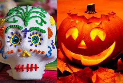 Halloween vs Día de Muertos 