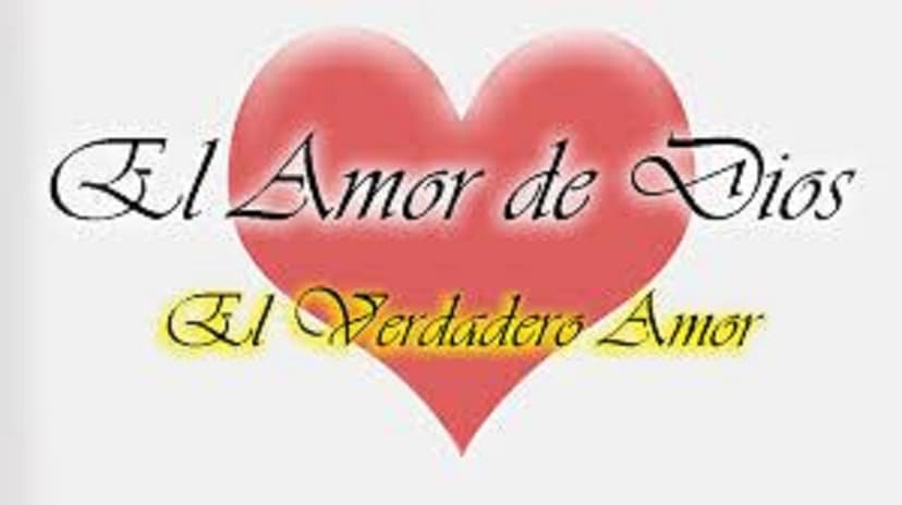 El amor viene de Dios.