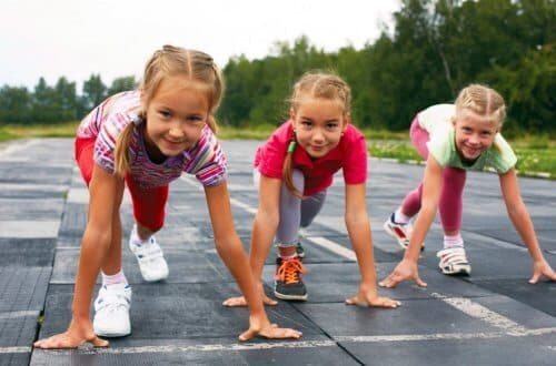 Atletismo en niños