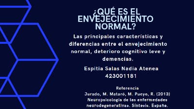  ¿qué es el envejecimiento normal?