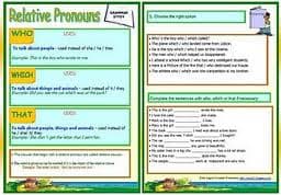 Relative pronoun