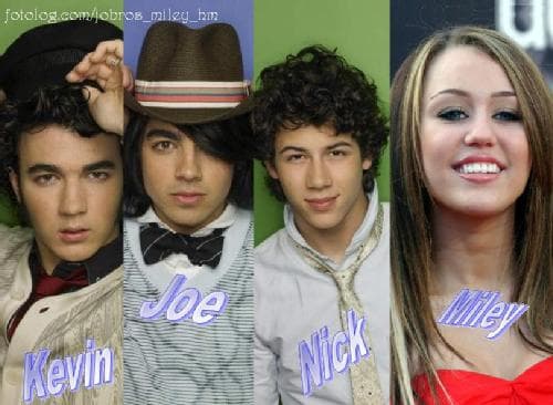 fans: Jonas Brothers y Miley Cyrus